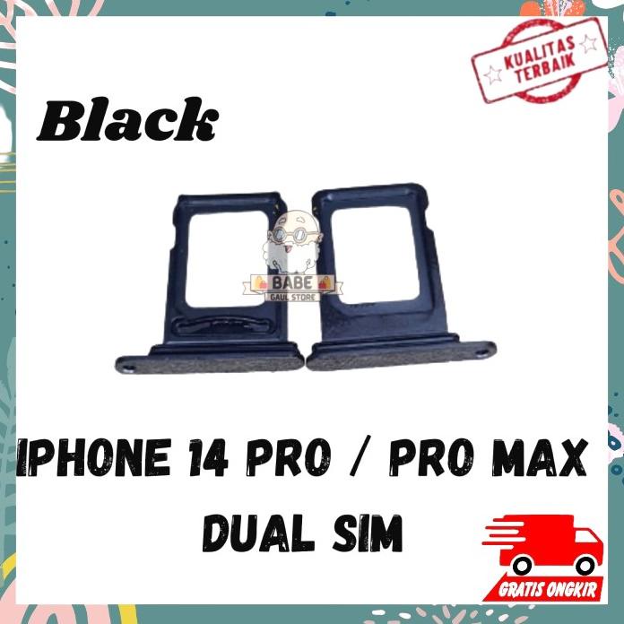 Simtray Iphone 14 Pro / Pro Max Dual Sim Tempat Kartu Sim Simtray Tray Original