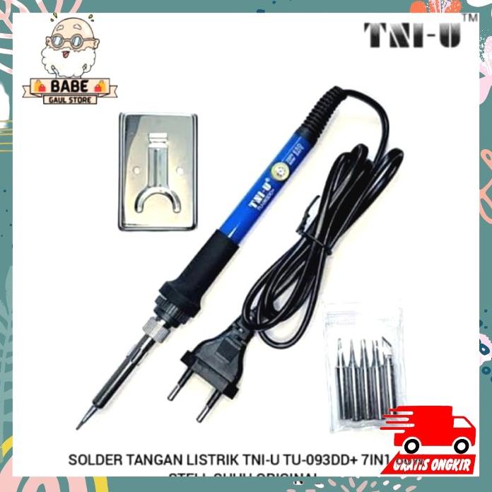 Solder Tangan Tni-U Tu-093Dd+ 7In1 60W Soldering Iron Original