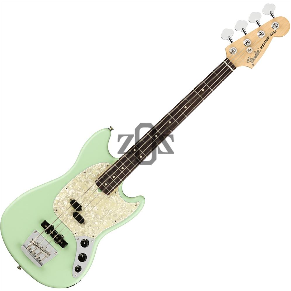 terlaris Bass Mustang Fender American Performer Elektrik SatinSeafoam Green RW