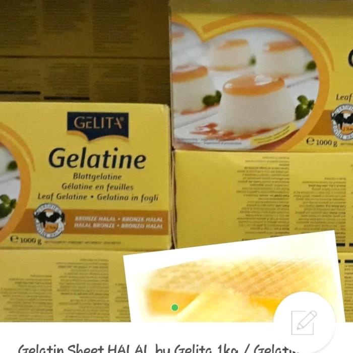 

Terlaris Gelatine Lembaran/ Gelita Gelatine Sheet -500 Gram