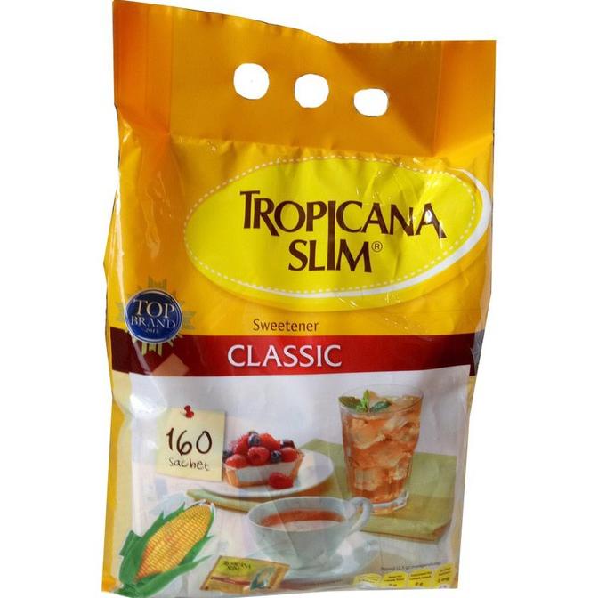 

TROPICANA SLIM SWEETENER CLASSIC 160 sachet Non COD