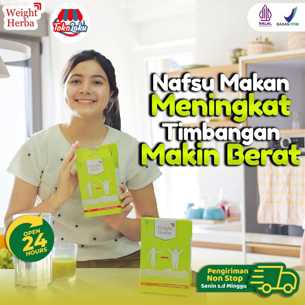 

Weight Herba - Susu Etawa Terapi Turunkan Kadar Gula Darah Bantu Tambah Berat Badan & Protein Tubuh Nutrisi Penambah Protein & BB Penggemuk Tingkatkan Nafsu Makan Anak & Dewasa Isi 200gr Non COD