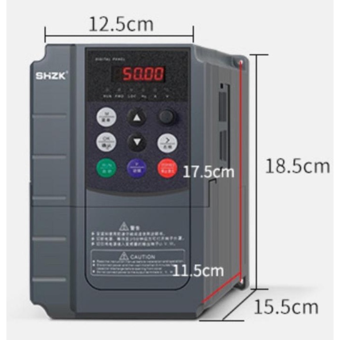 Inverter SHZK 4KW 380V 3Phase 3P 5HP VFD Variable Frequency Drive