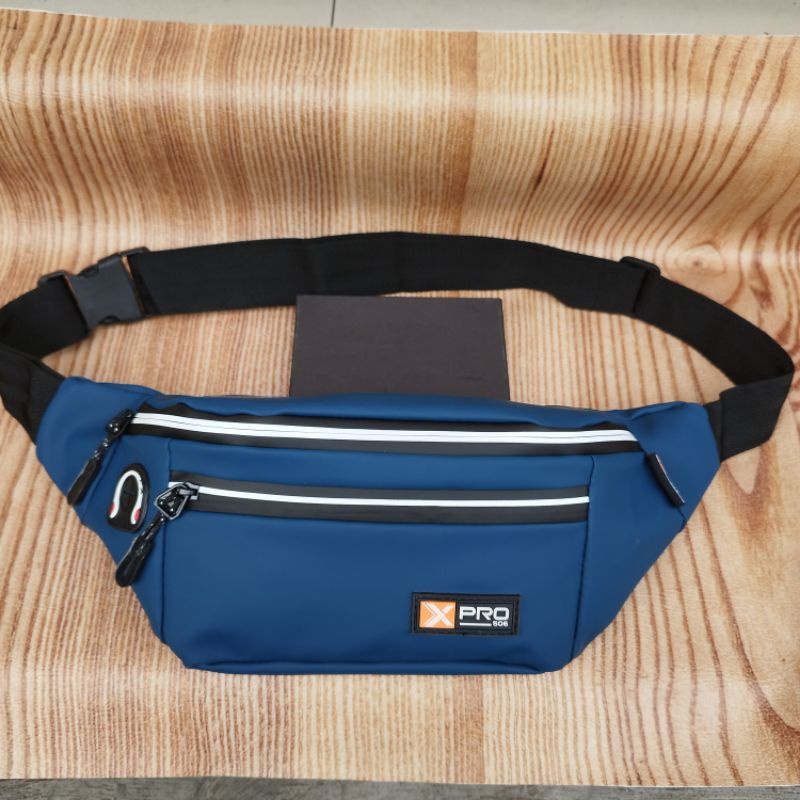 XPRO-506 | Tas Selempang Pria Waterproof Bahan Balon Super | WaistBag Pria Exclusive Original