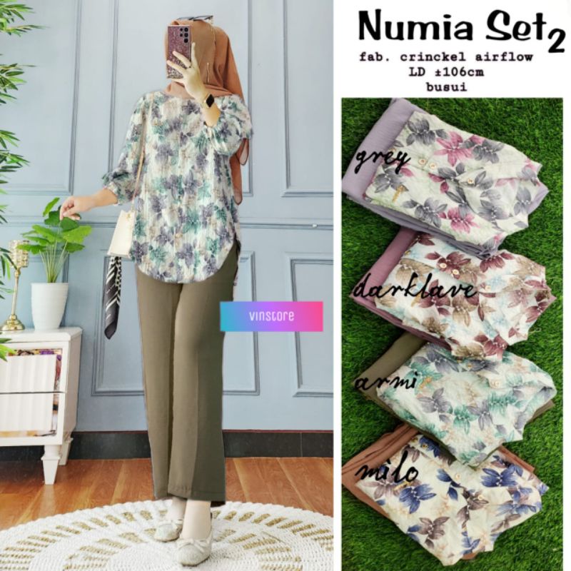 NUMIA Set 2 ORI VINSTORE | Crinkle Airflow