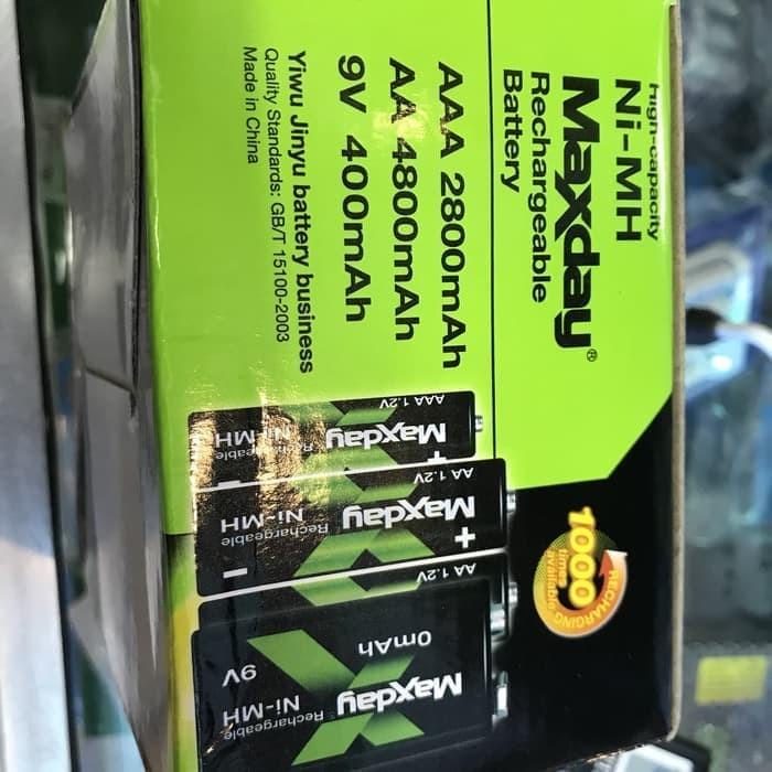 Terlaris Koba Baterai Kotak 9V 400Mah Batre Cas Ulang Rechargeable Baterai Kotak