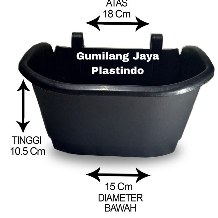 Terlaris Pot Cantol/Pot Dinding/Pot Tempel Tip M Besar/Pot Vertical Garden