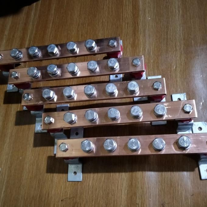 Busbar Plat Tembaga Grounding Panel 250 X 30 X 6Mm