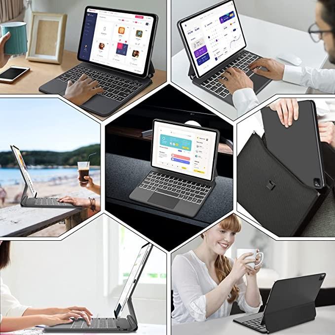 Floating Magic Keyboard Case Ipad Air 4 Air 5 Ipad Pro 11 Ipad M1 M2