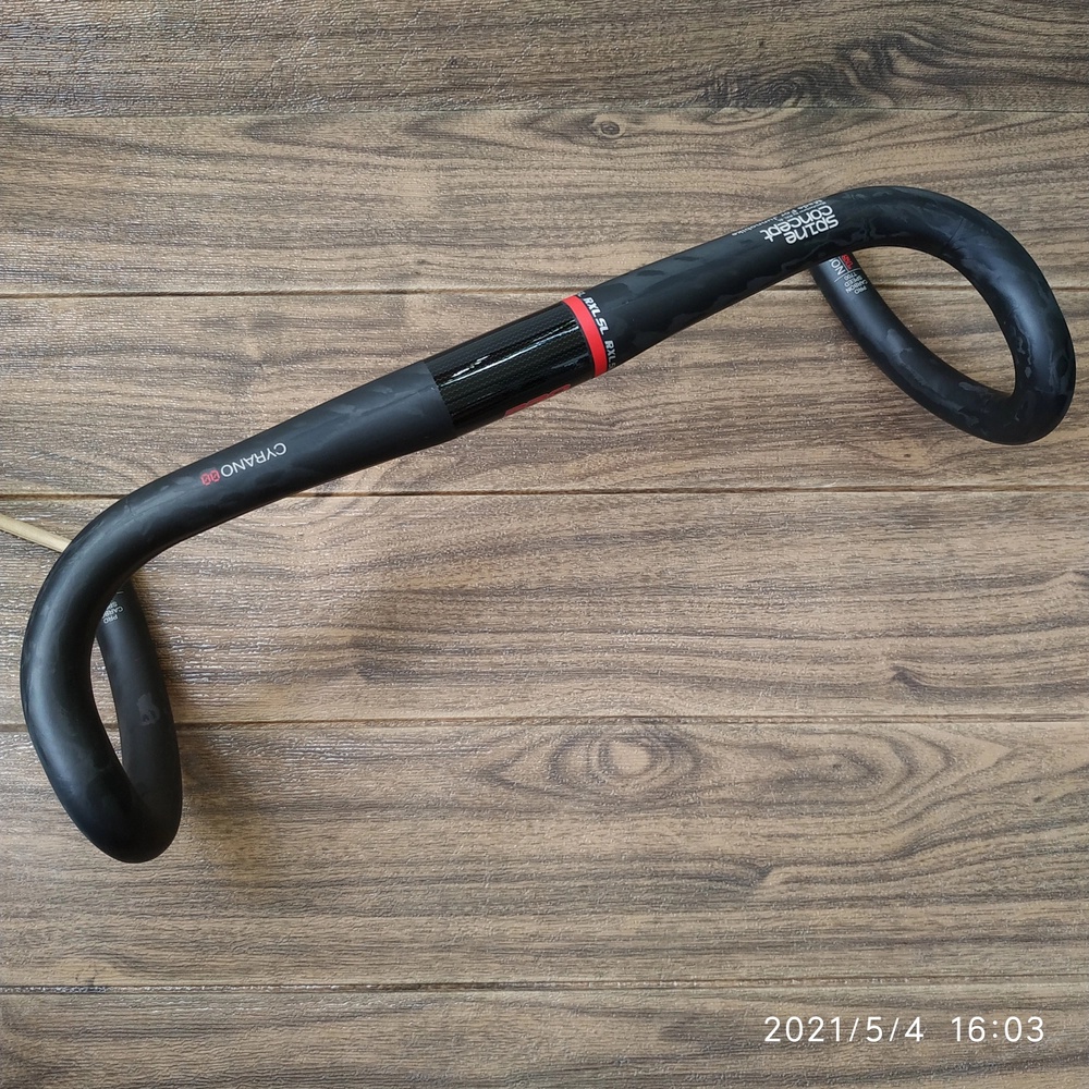 RXL XL Cyrano Ultralight Carbon Dropbar - Super Ringan 165gr 38 cm