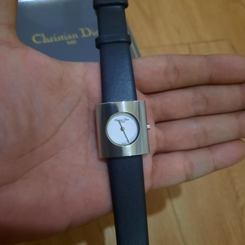 (SOLD) Jam Wanita Dior Tank Original Swiss Preloved Bekas