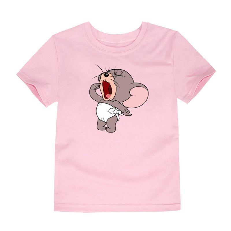 Baju Anak Tom Jerry Laper Kaos Anak Lengan Pendek Atasan Anak Oblong Tshirt Kids 2-16Th Cod