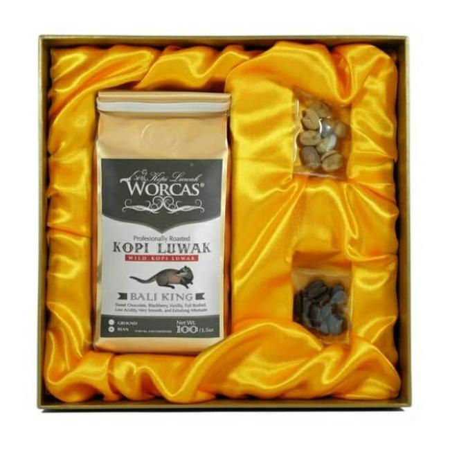 

Worcas Kopi Luwak Liar Robusta Bali Per 100Gram Box Besar