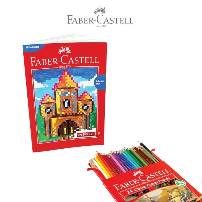 

Faber-Castell Pixel It Classic Colour Pencils set 24 Best Seller