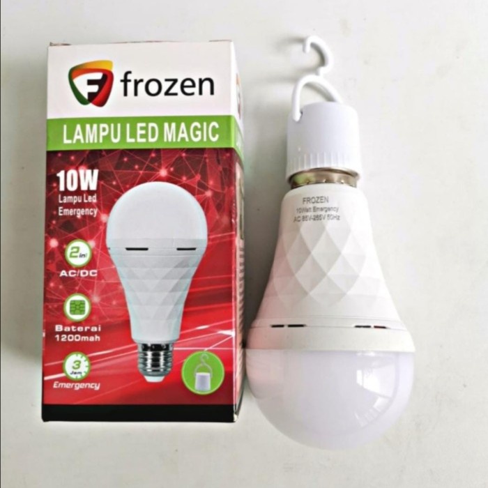 lampu Lampu Emergency Lampu Magic Frozen AC/DC 10/15/20 watt Emergency - Frozen 10W(N6N7) lampu emer