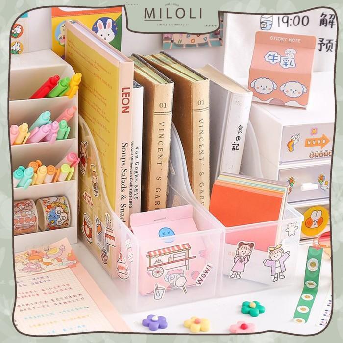 

Terlaris [Miloli] Box File Holder Transparan Map Organizer - F0101