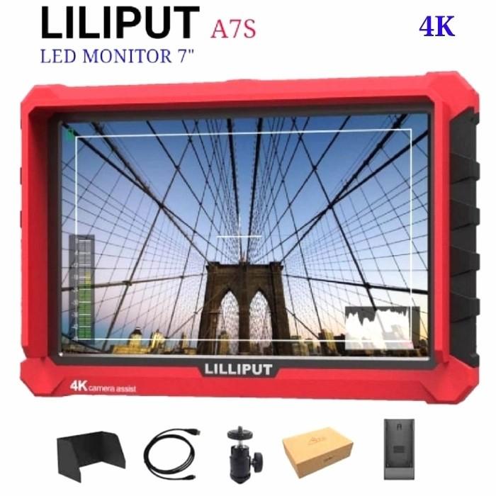 Terlaris Liliput A7S Lcd Monitor 7" Hdmi 4K