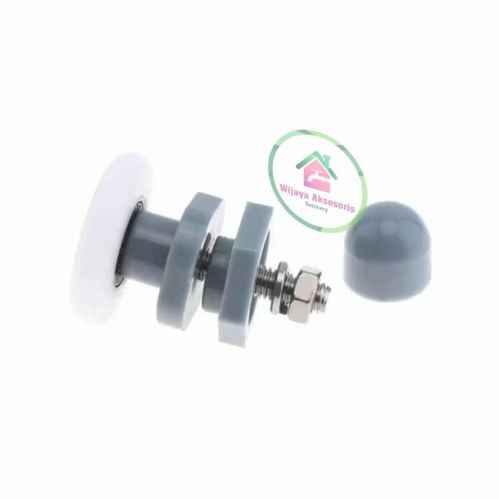Roda Shower Box/Pintu Geser Roller Pulley Kamar Mandi 25mm