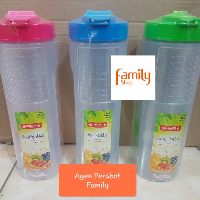 botol minum anak COOL BOTTLE / COOL POT / JUMBO COOLER BOTOL AIR MINUM KULKAS 2 Lt LION D1M0 botol m
