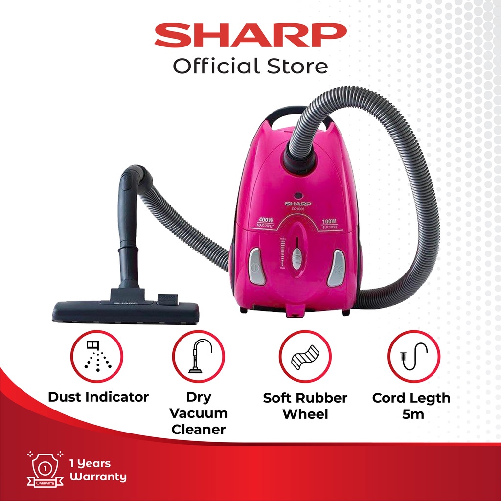 Sharp Vacuum Cleaner - EC-8305-P [Pink]