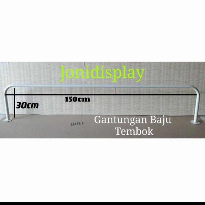 Gantungan Gantungan Baju Tembok 150Cm / Gawang Baju Tembok 150Cm