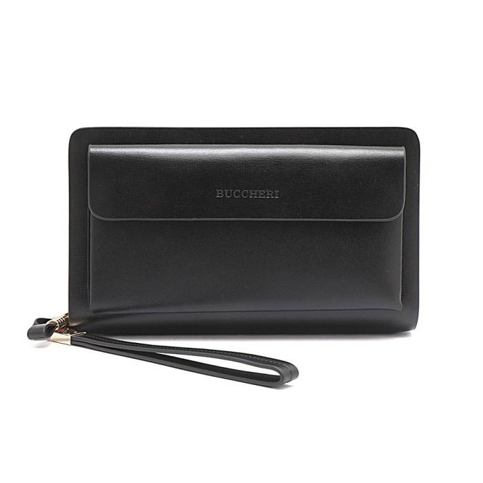 Terlaris Clutch Pria Buccheri Chayton Hitam