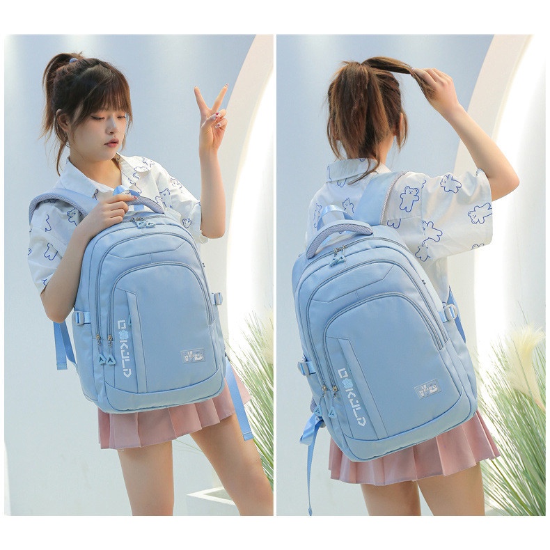 ST99 - Tas Ransel Wanita Terbaru - Tas Ransel Backpack Ter Viral - Tas Ransel Anak Sekolah - Tas Ransel Multifungsi - Tas Ransel Kapasitas Besar -  Tas Ransel Karakter - Tas Ransel Weibo