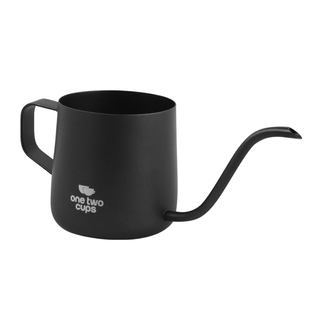 One Two Cups Teko Kopi Leher Angsa Pitcher Drip Kettle Cup 250 ml - AA0050 - Black