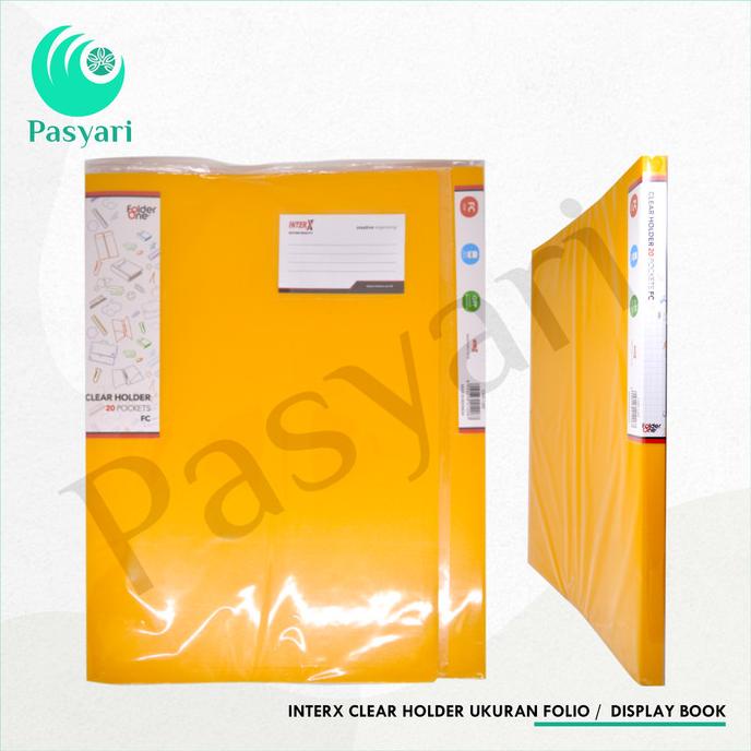 

Interx Clear Holder ukuran folio / Display Book jen03