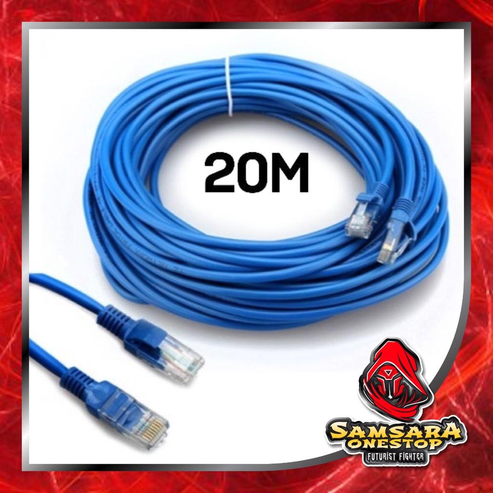 Terbaru Kabel Lan 20M Cat5E 20Meter / Utp Cable 20 Meter
