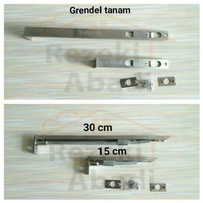 Grendel Grendel Tanam Pintu / Slot Pintu Atas Bawah