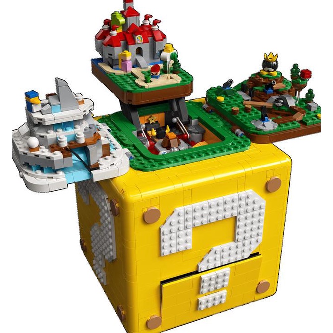 Hot Sale Nintendo Super Mario Bros 64 Question Mark Castle Theme Block 71395 Termurah