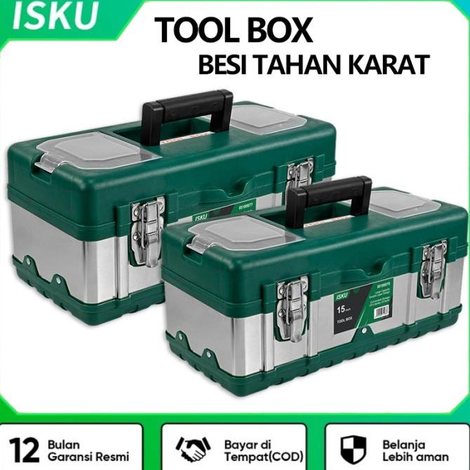 ISKU Tool bag Besar 18 Inch Tool box 17 inch 19 inch Kotak Perkakas