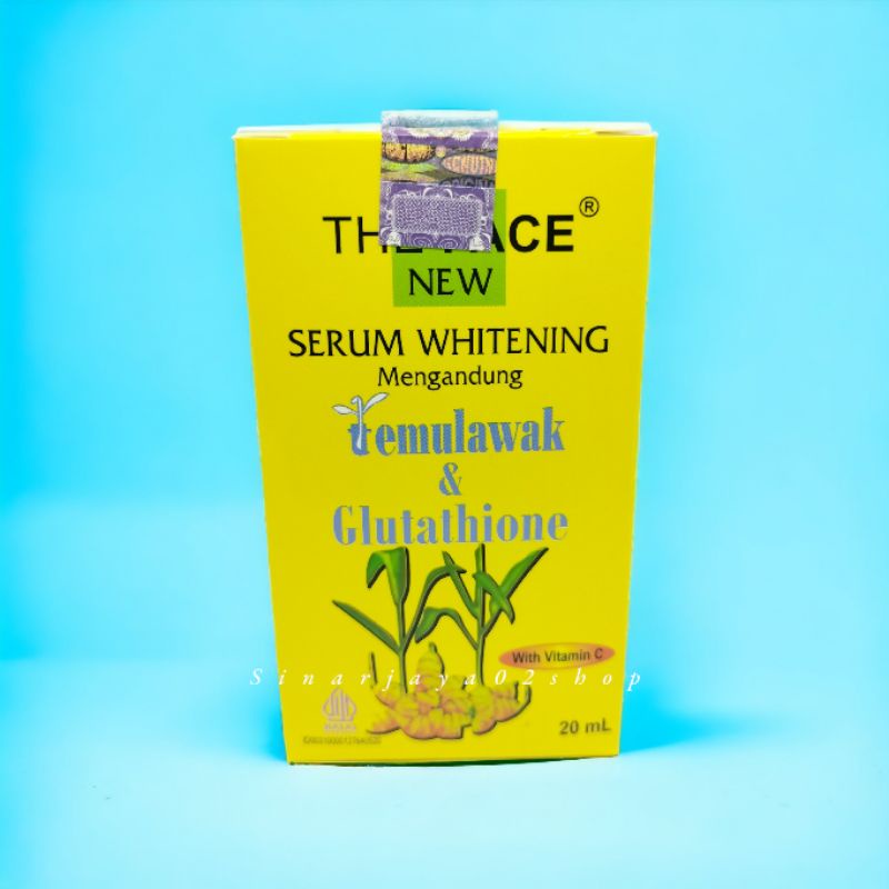 THE FACE Temulawak Serum Whitening Original Bpom 20ml