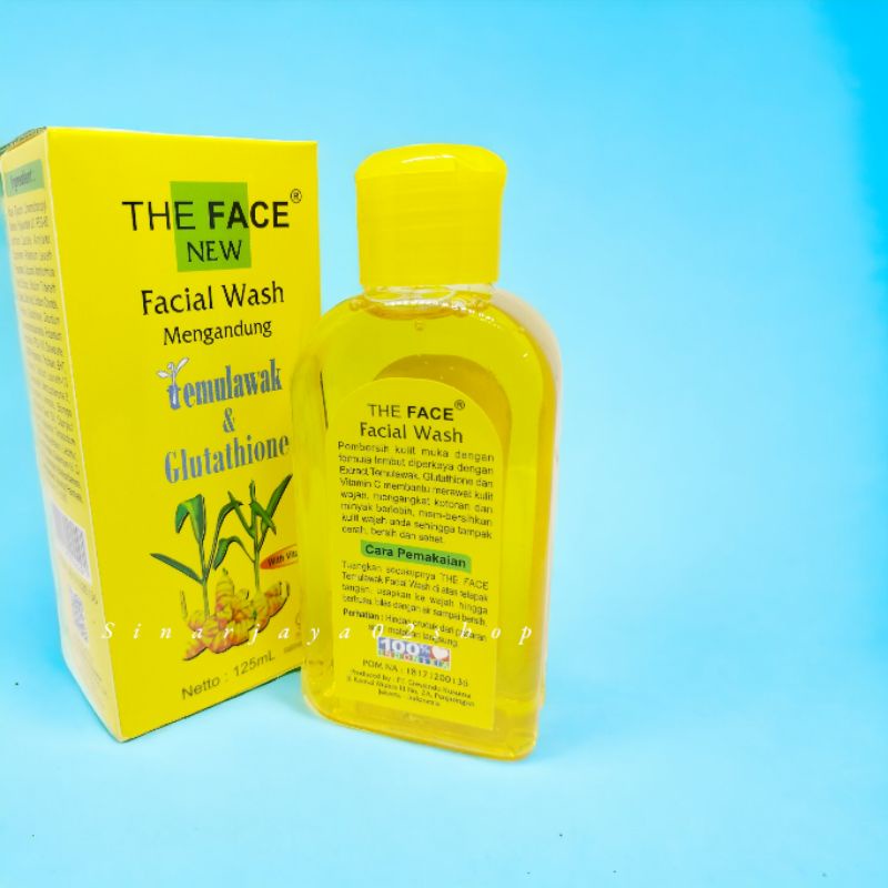 THE FACE Facial Wash Temulawak Bpom 125ml