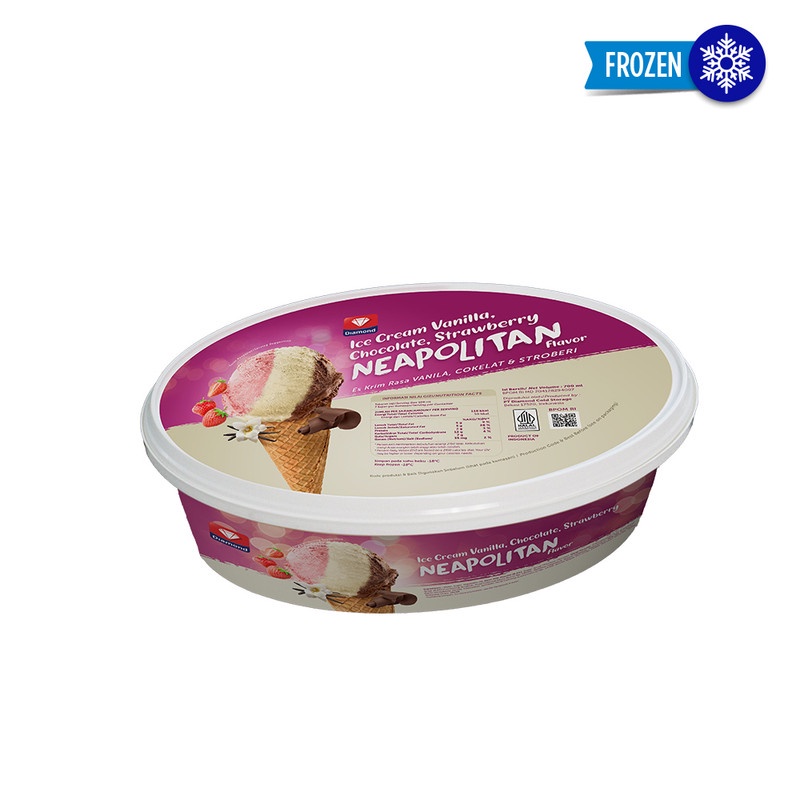 Diamond Ice Cream Neapolitan 700ml