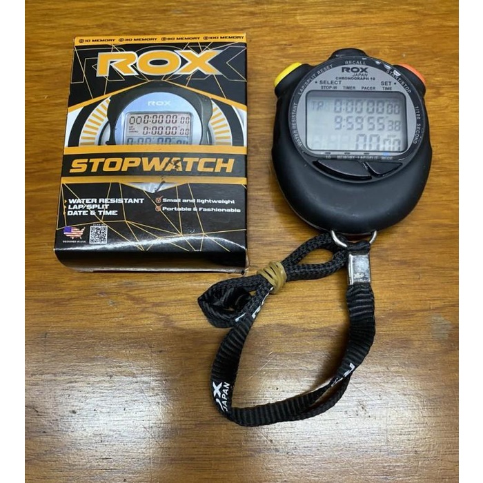Stopwatchku Stopwatch Rox Chronograph 100 Memory