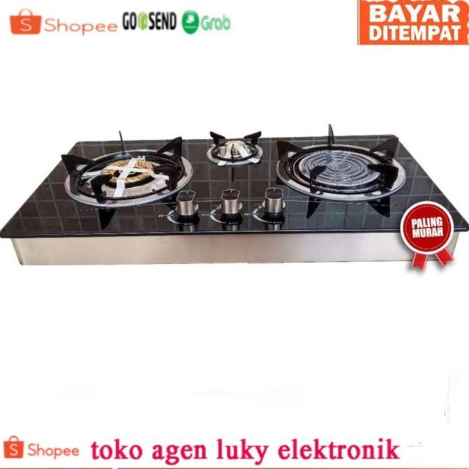 KOMPOR TANAM KOMPOR GAS ECO COOK EC 3-01 MIX BARA/KOMPOR TANAM/KOMPOR KACA ECO COOK EL09I09A82L