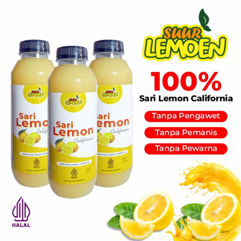 

1 Liter Fresh Sari Lemon Murni Jus Untuk Diet Pelangsing Badan Detox Alami Dengan Bahan Lemon California by Suur Lemoen ID Non COD