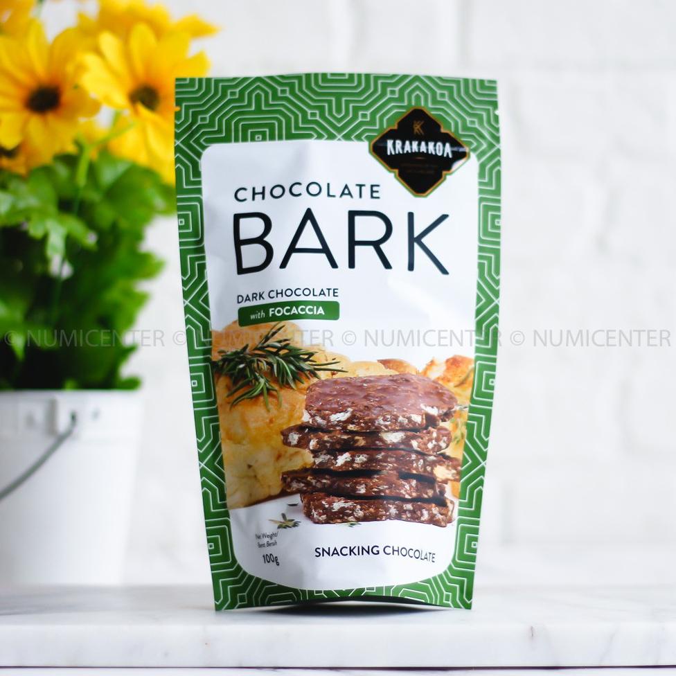 

Krakakoa BEAU Dark Chocolate Bark with FOCACCIA 100g | Snack Cokelat Best Seller