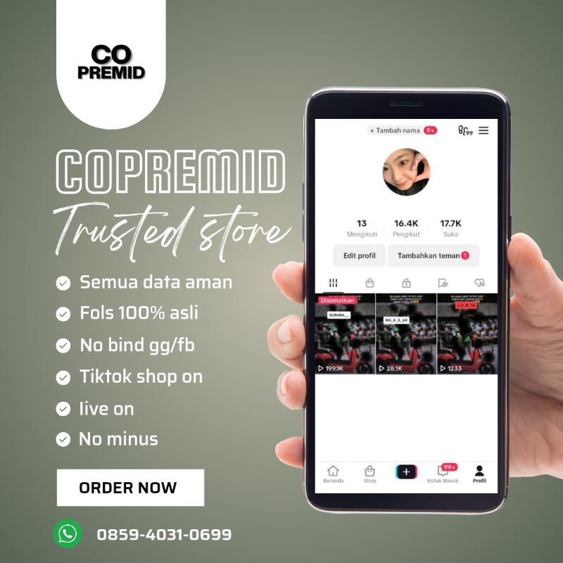 JUAL AKUN TIKTOK MURAH FYP