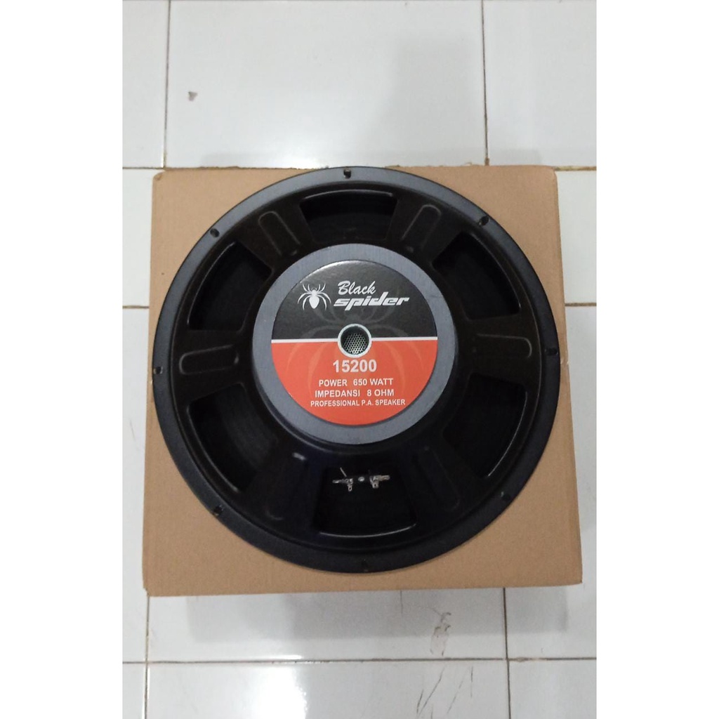 Speaker Black Spider 15 Inch 15200 Full Range Black Spider 15 Inch BS 15200