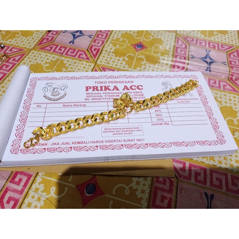 gelang yxy lapis mas