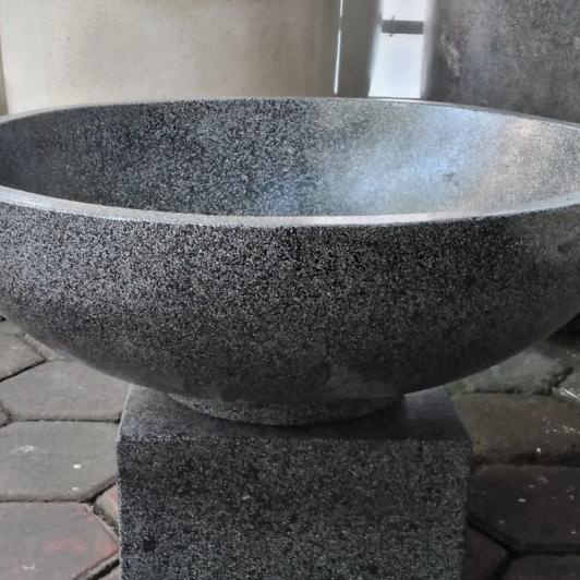 Pot Teratai Terazzo Dengan Tatakan // Pot Lotus // Pot Tanaman Air