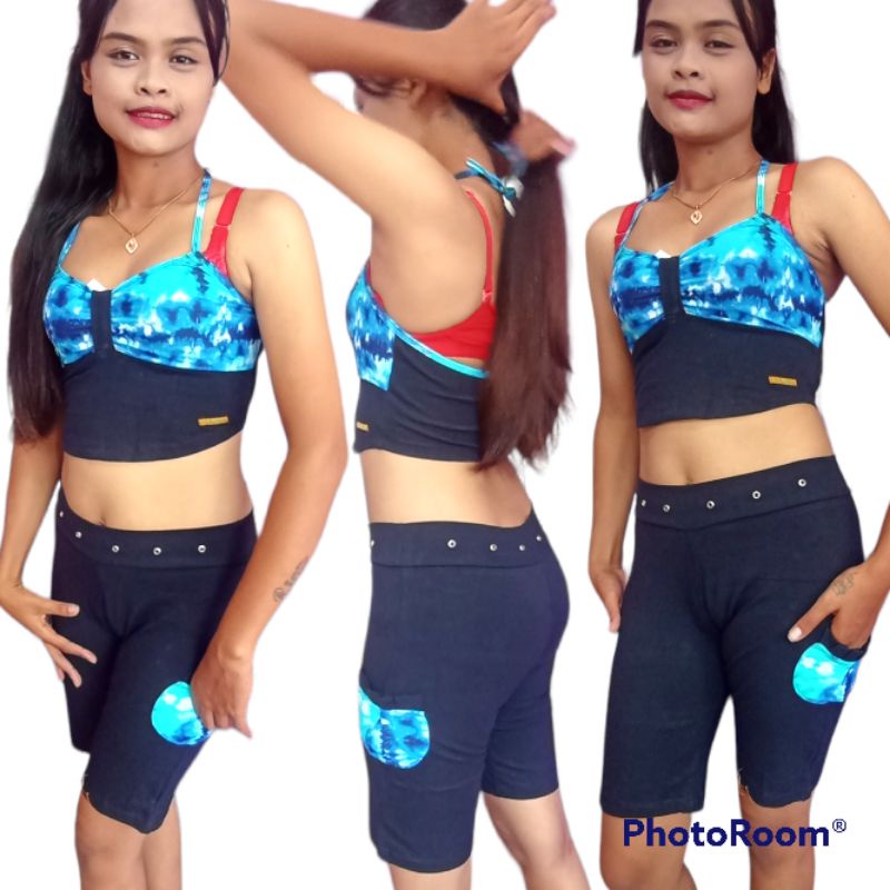 set senam stelan olahraga baju senam