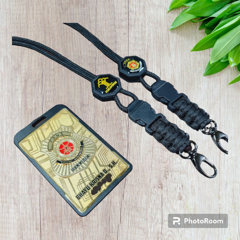 

lanyard id card peneng plat logo PPNS