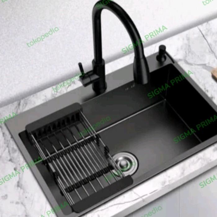 Terlaris Sink Hitam Inobe 6045 Kitchen Sink Stainless Hitam 6045 Inobe