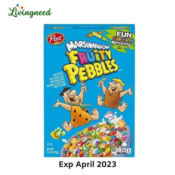 

Post Fruity PEBBLES with Marshmallows Cereal Import 311gr Best Seller