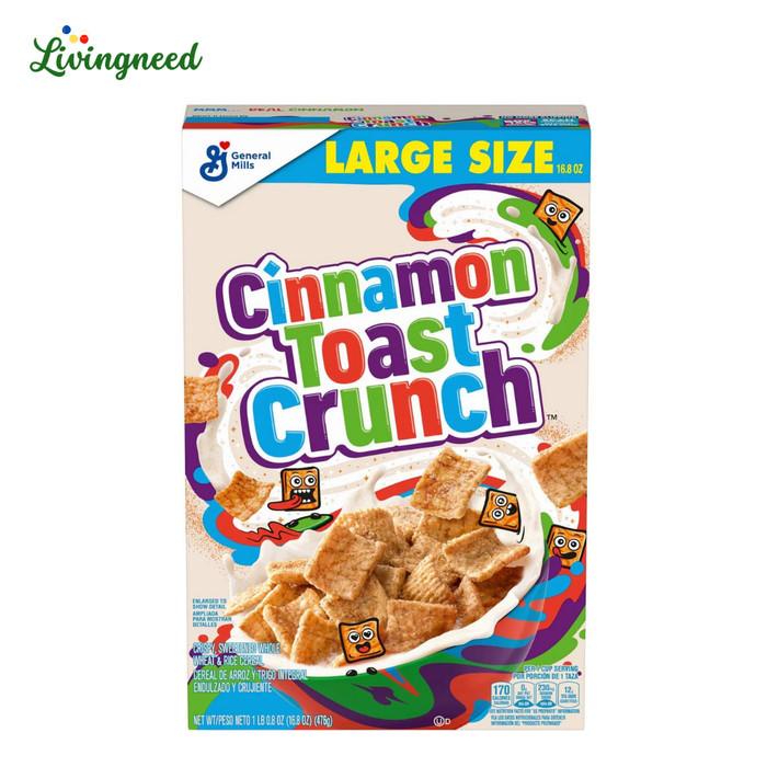 

Cinnamon Toast Crunch Cereal Large Size 476 gram Sereal Import Best Seller
