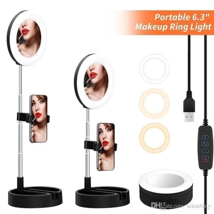 Best Seller Ring Light G2 Lipat Selfie Tiktok 10Inc Led Live Fill Light Folding